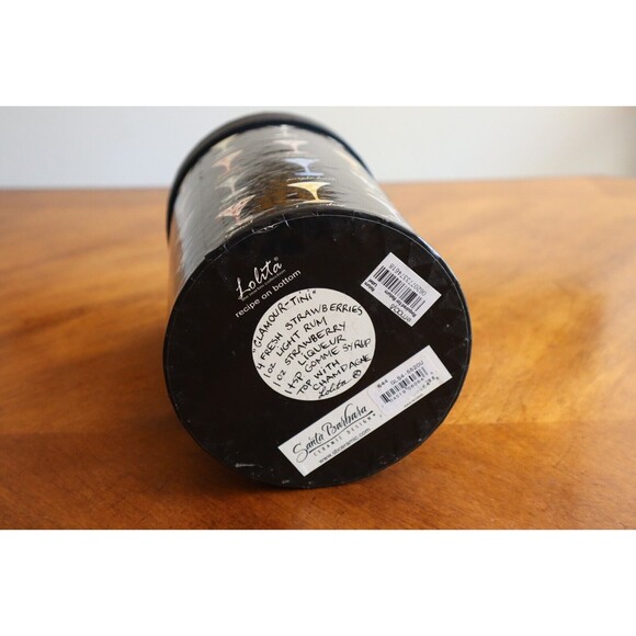 Lolita Love My Martini Shopaholic Glass 10oz Hand Painted Purse Heels Bag w/ Box - Picture 10 of 10